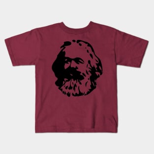 Karl Marx Silhouette Kids T-Shirt